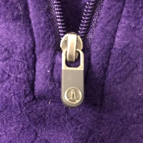 3/4 length zip up fleece top - Picture 3 of 5